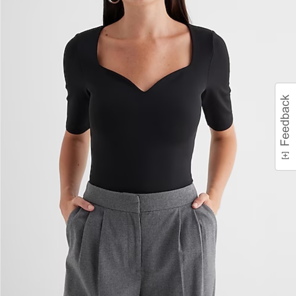 Express Compression sweetheart top